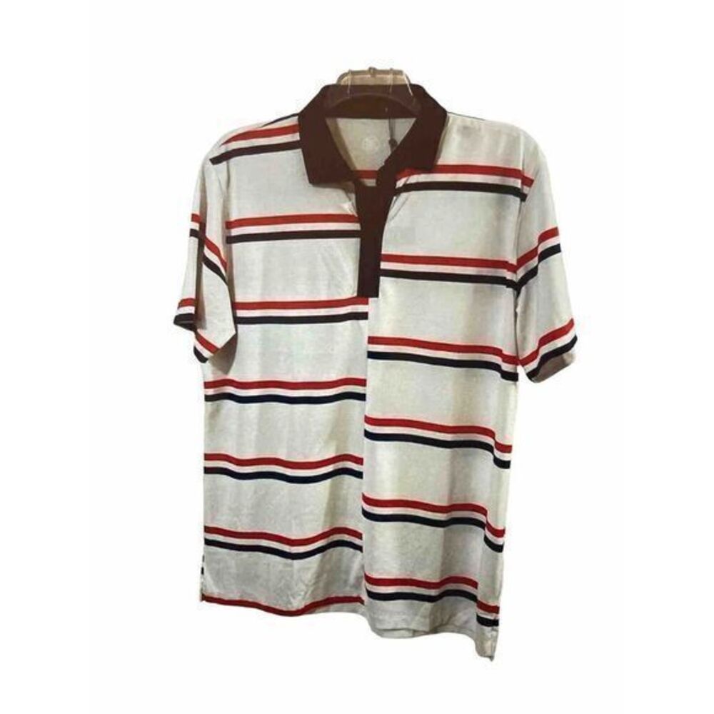Men's G/Fore Polo Shirt G‎ Fore Golf XL USA 
Offset Stripe NWT